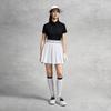 FILA Golf Series Simple Classic Versatile Comfortable Bow Tie Decor Short Sleeve Polo Shirt Women tops Legendary-Blue A11W625103FNV