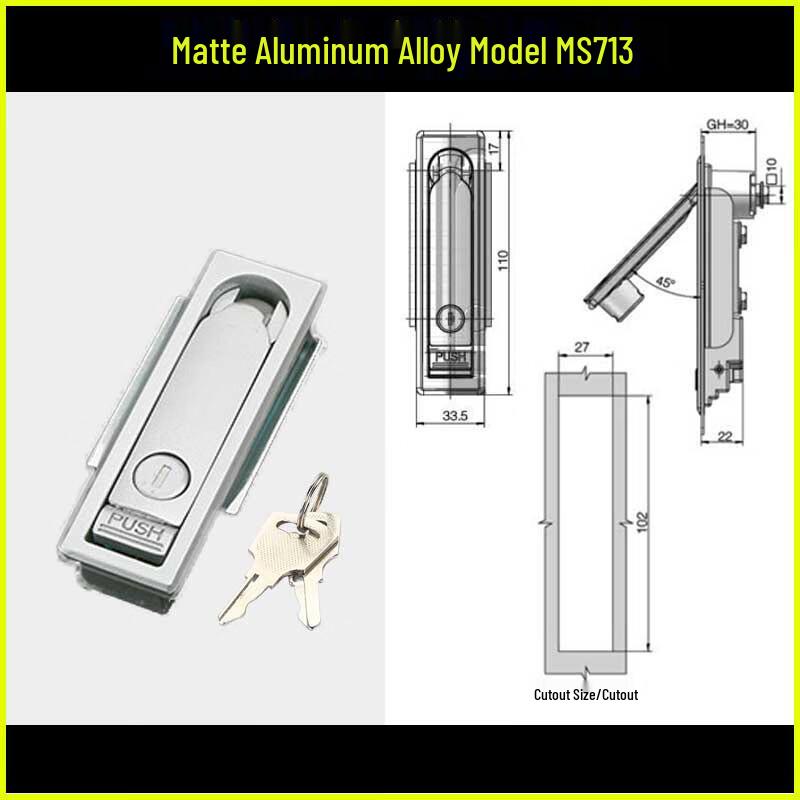 Minggu MS713 Matte Aluminum Flat Lock