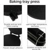 6.6 Inch Tortilla Press Pan Non-Stick Flour Tortilla Press with Bakelite Handle Heavy-Duty Aluminum Tortilla Dough Press Pan Multipurpose Tortilla