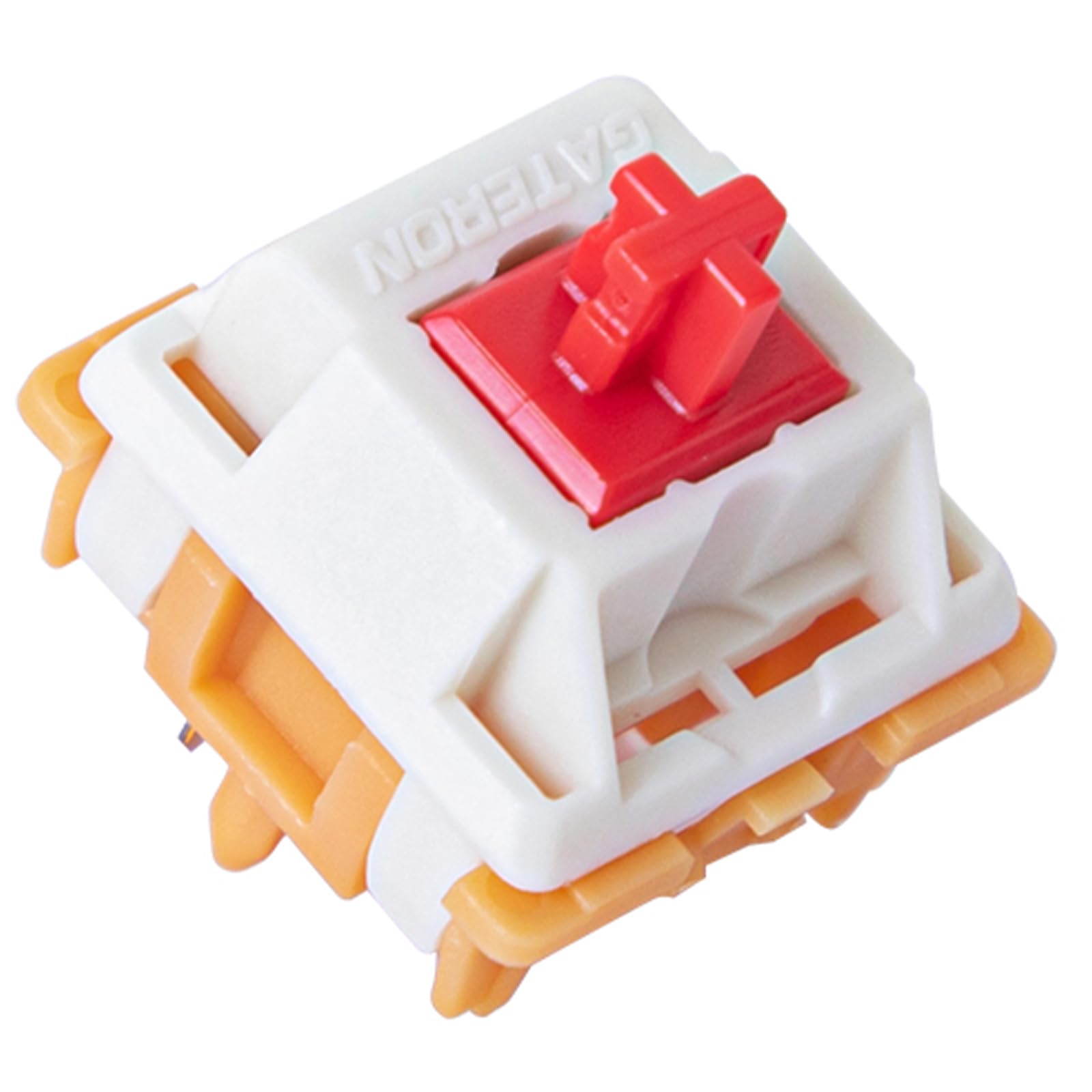 

GATERON Mini i Keyboard Switches, Tactile RGB LED 5-Pin 22mm Dual-Stage Spring Factory Pre-Lubricated 50gf Key Switches for Custom MX Mechanical