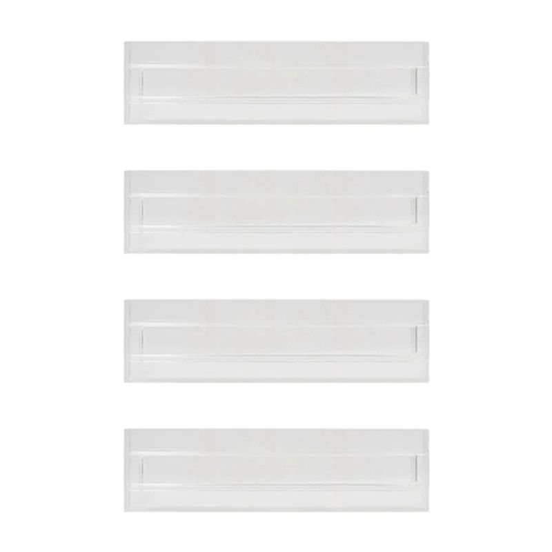 M-Modern-4 шт. Разделители-органайзеры для ящиков, Регулируемые, Высота 8 см, Пластиковый органайзер для кухонных ящиков