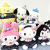 Sanrio Pochacco Gingham Denim Plush (S) Sanrio