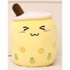 Popular bubble tea cup throw pillow large creative fruit milk tea doll plush toy