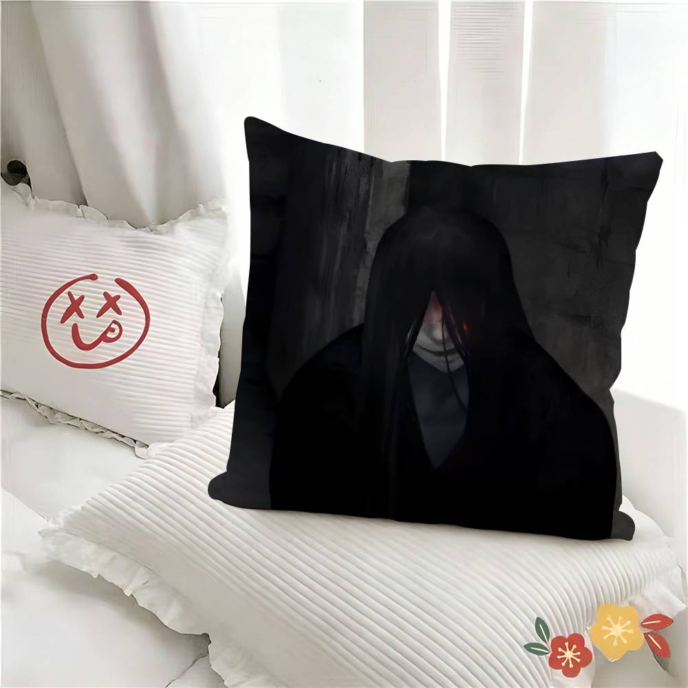 pc Horror Survival Game Homicipher Pillow Case Fashion Square Pillowcase Bedroom Sofa Room Ins Decoration Leisure