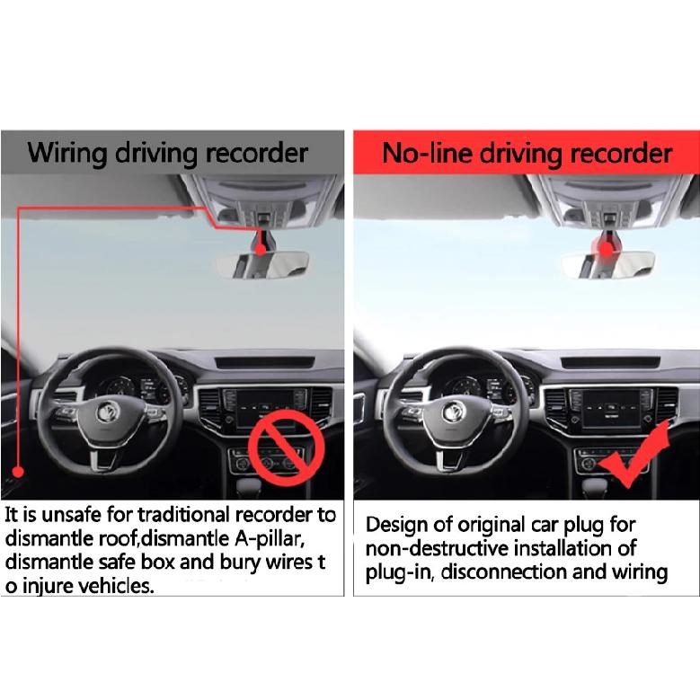 New! 4K UHD Car DVR WIFI Dash Cam Video Recorder Original For Mercedes-Benz GLE C167 GLE450 GLS gls400 GLS450 Deluxe 2019~2023