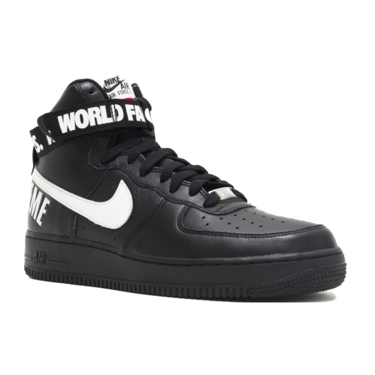 Nike Air Force 1 High Supreme World Famous Black 698696-010