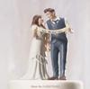 Topper divertenti per torta nuziale Bambole Romantici Sposi Figure Stand Topper Decorazioni Forniture Sposarsi Statuetta in Resina