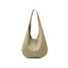Shoulder bag women's armpit red versatile fashion first layer cowhide commuting sense large capacity women's tote bag