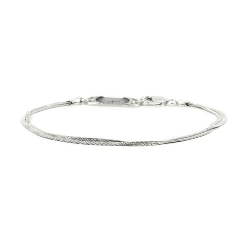 SEWNSWEN DOUBLE SNAKE CHAIN BRACELET