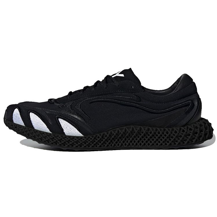 

Adidas Y-3 Runner 4D Черные кроссовки унисекс Core-Black Footweare-White FU9207