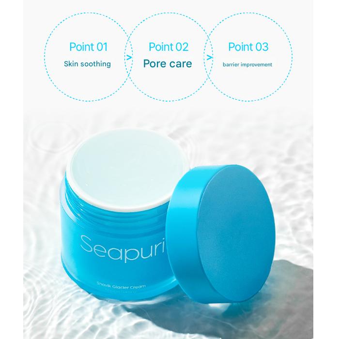 Seapuri Shavik Glacier Cream 70ml (3 Options)