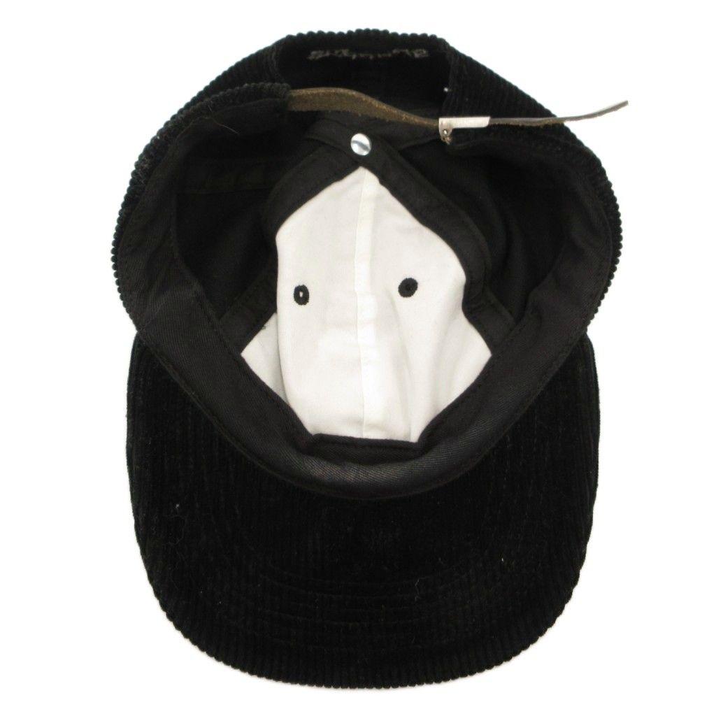 Used Supreme SUPREME Corduroy S Logo 6-Panel Cap Shallow Corduroy Logo Black /MG GY18