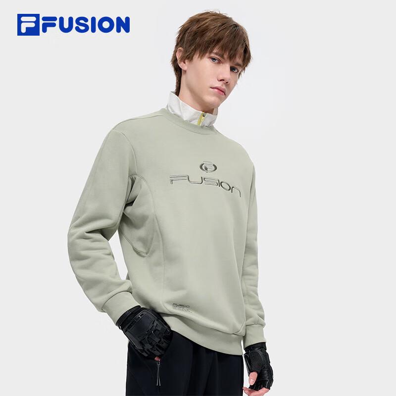 Мужская флисовая толстовка-пуловер FILA FUSION M чирковый