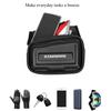 Bike Front Beam Bag Support Touch Screen Bike Phone Mount Bag Large Capacity Cycling Top Tube Bag for 7in Phones