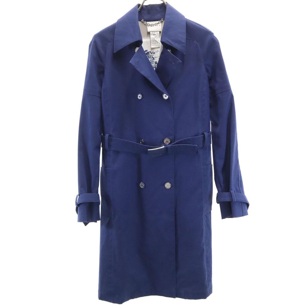 CELINE Made in Slovakia trench coat 36 blue With belt Women Used