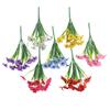 Fake Incana Matthiola Flowers Plastic Plants For Garden And Wedding Decoration