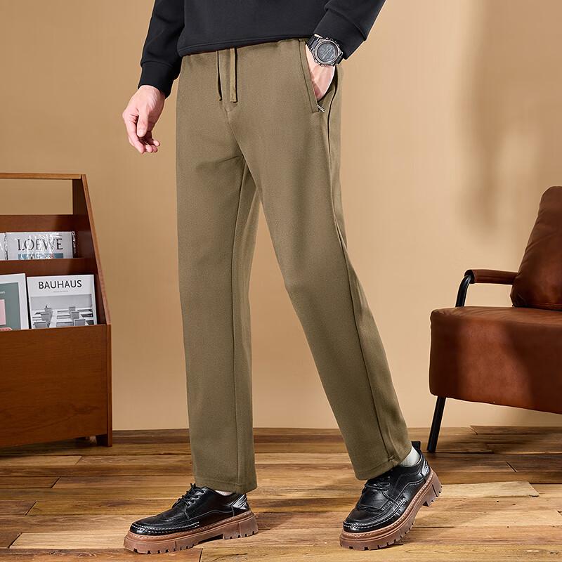 FAPAI Men's Starry Stripe Elastic Waist Comfort Casual Pants