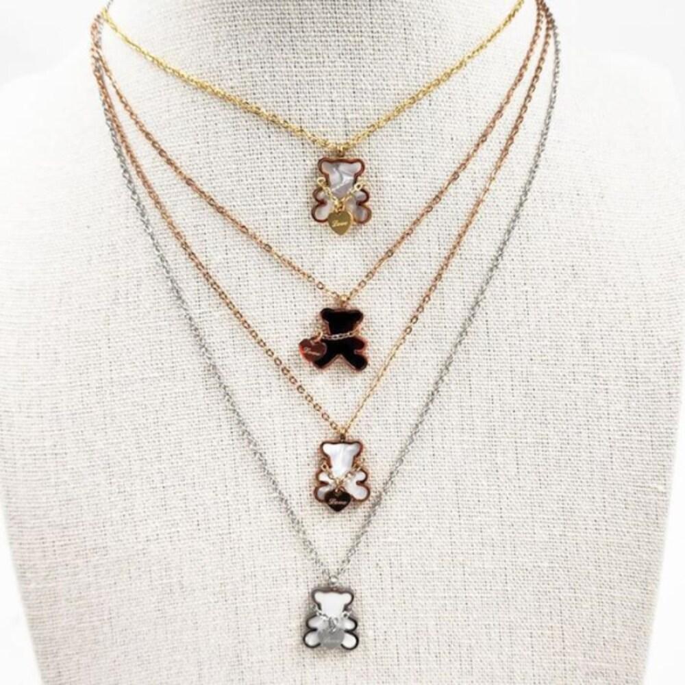 [Onoma] Onm Surgical Necklace Teddy Bear Necklace Pm1000-3 (15190250)