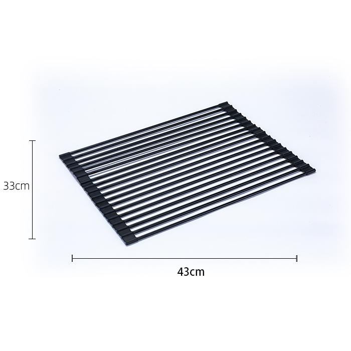 Silicone Drain Rack Sink Bracket Drain Rack Kitchen Drain Pad Water Filter Thermal Insulation Multi Power Roller Blind Folding