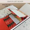 Christmas Gift Card Booklet Handmade Merry Christmas Gift Card Book Pull-out Design DIY Wow Card Holder Keepsake Gift for Holiday Xmas Party