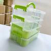 Sundries Storage Organizer for Toys, Building Blocks, and Small Parts with Compartmentalized Drawers