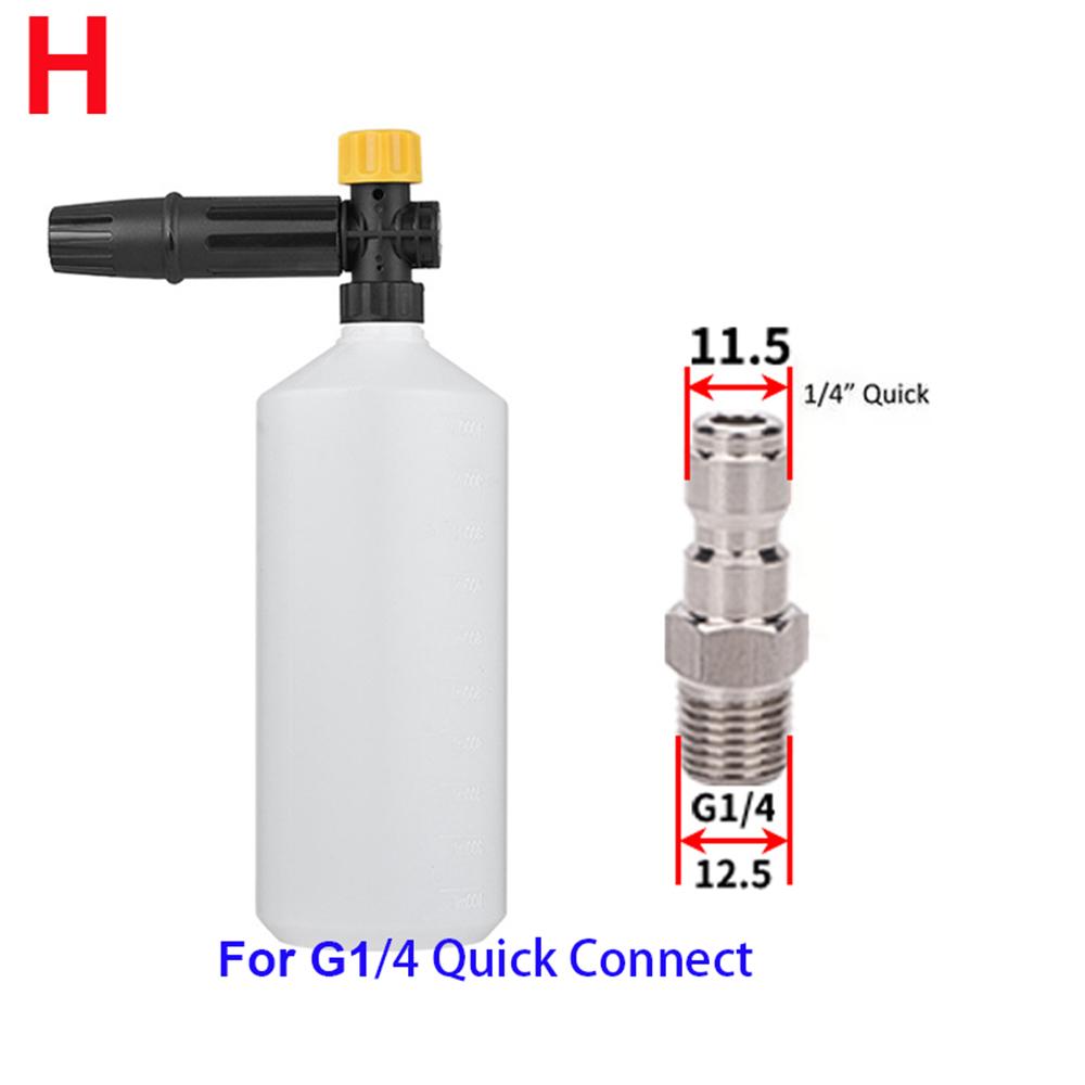 High Pressure WasherSnow Foam Lance Car Foam Wash Foam Nozzle Foam Cannon Foam Generator for Daewoo Hammer Karcher Huter Makita