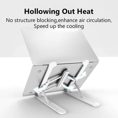 Portable Laptop Stand Foldable Support Base Notebook Stand For Macbook Pro Lapdesk PC Computer Laptop Holder Cooling Pad Riser