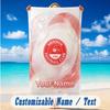 Beach Towel Custom Name Text, Quick Dry Large Towel For Beach HomeAberdeen FC