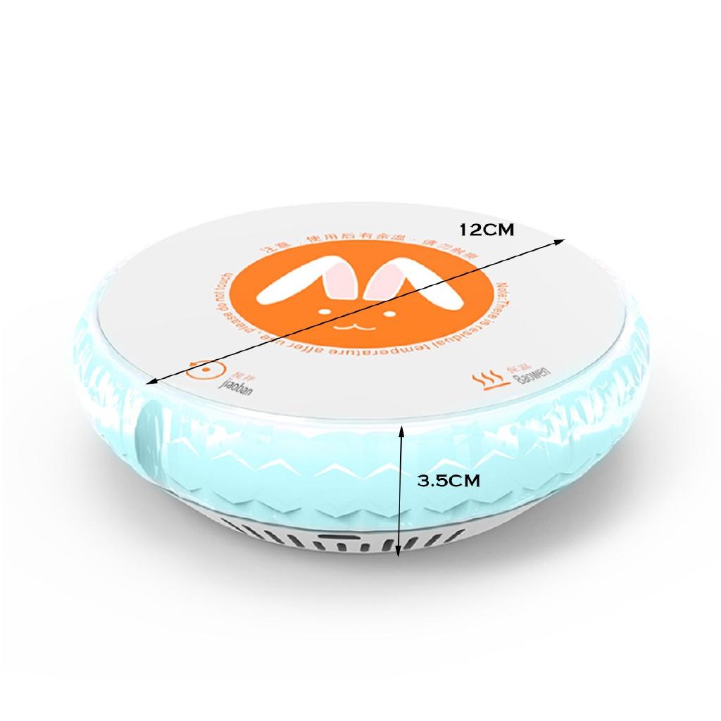 Magnetrührer Heizmatte Tassenunterlage Heiztasse Elektrische Matte Kaffeetablett Teetassenwärmer Tassenbereiter 3 in 1