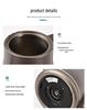 Pure Titanium Tea Kettle, 1.2L with Electric Heating and Auto Refill