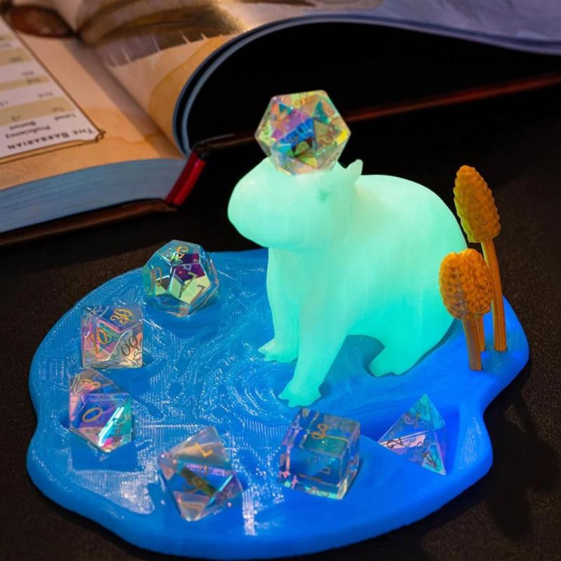 Dice Holder Tray Funny Dice Stand 3D Printed Funny Dice Tray Animal Dice Storage Accessories Decorative Desk Organizer For Game
