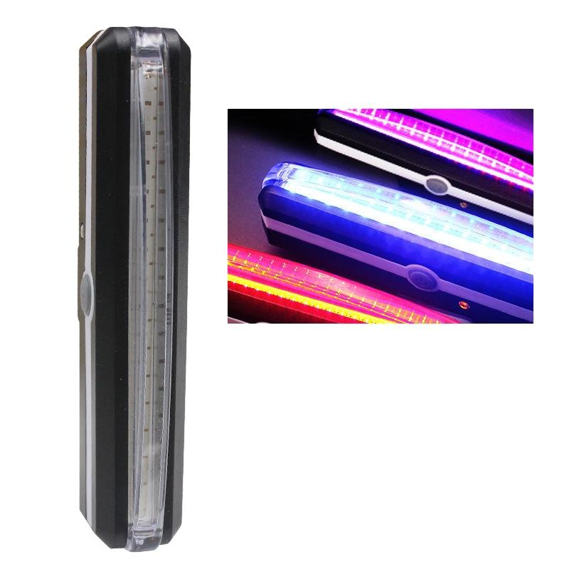 Energooszczędna ładowalna przez USB diodowa lampka rowerowa z doskonałą przewodnością cieplną