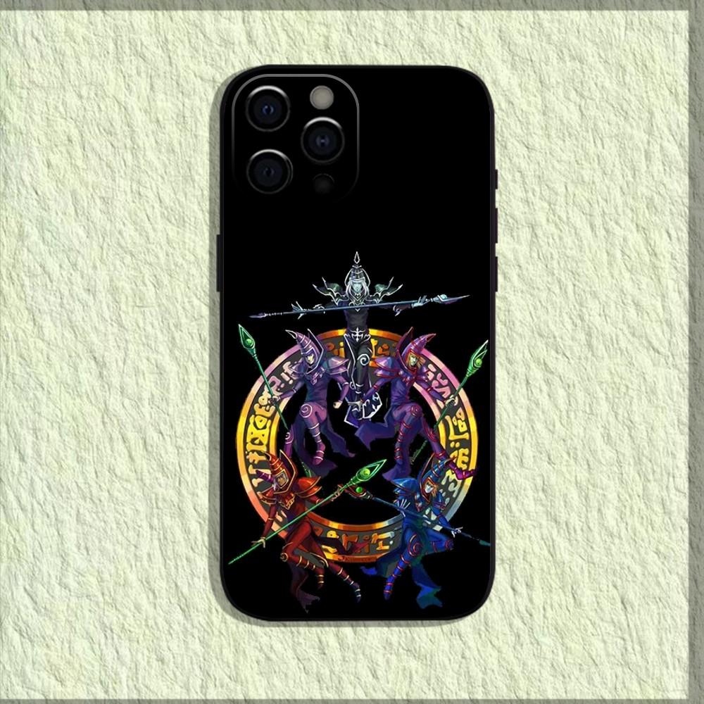 Anime Y-Yu-Gi-Oh Phone Case For iPhone 16,15,14,13,12,11,Pro,X,XS,Max,XR,Plus,Mini Soft Black Cover