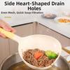 High Heat Resistant Soup Ladle & Colander Big Size Kitchen Ladle Strainer  Kitchen Use