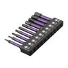 Magnetic Hex Head Screwdriver Bit Set with Holder 10Pcs for Impact Drivers