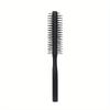 Wooden Handle Curling Brush Nylon Circular Hair Comb Curling Brush Professional Salon Styling Tool Special for Real Hair Wigs
