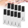 10pcs 8ml Empty Nail Polish Glass Bottles Accessory with Brush Cap Mixing Balls Funnel