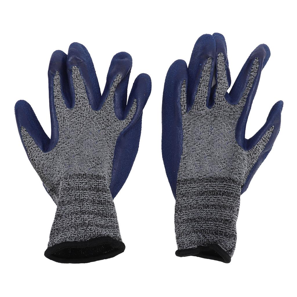12 Pairs Work Gloves Rubber Non Slip Prevent Wear Breathable Protective for Construction Mechanic