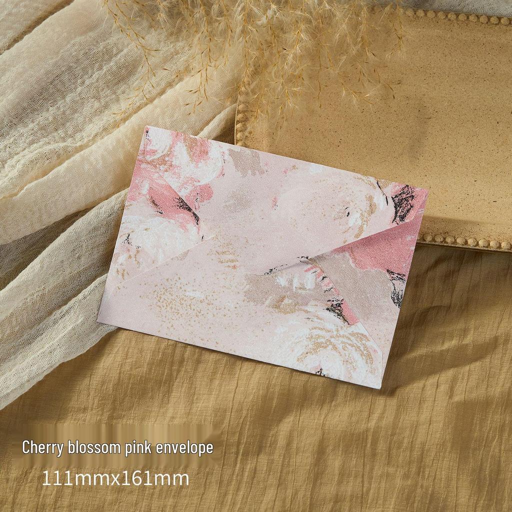 Retro Floral Embossed 3D Envelope & Letter Paper Set