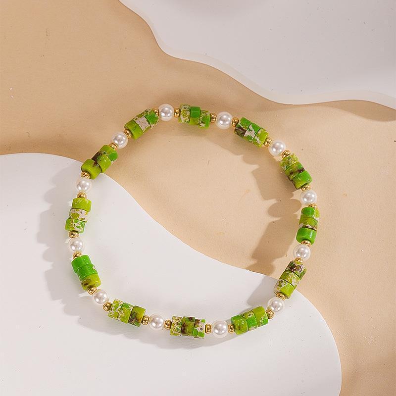 Retro Summer Pearl Bracelet with MIYUKI Seed Beads - High-End Niche Design