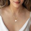 Mini Pearl Toggle Necklace for Women, Pearls Pendant, Stainless Steel Paperclip Chain Bridesmaid Gift