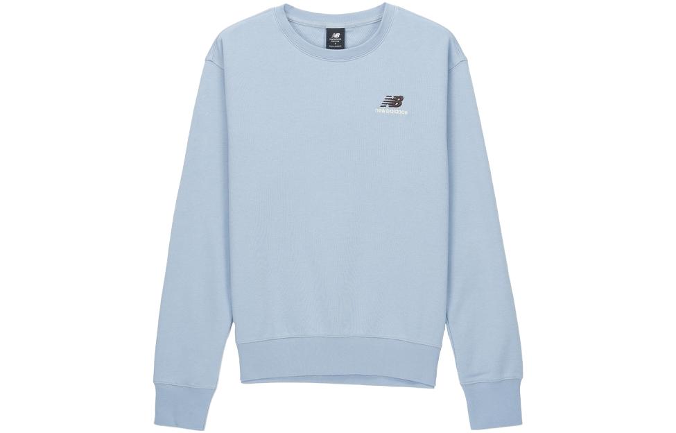 New Balance Sweatshirts Unisex Blue Crew Neck Moderate Regular UT21501-LAY U0