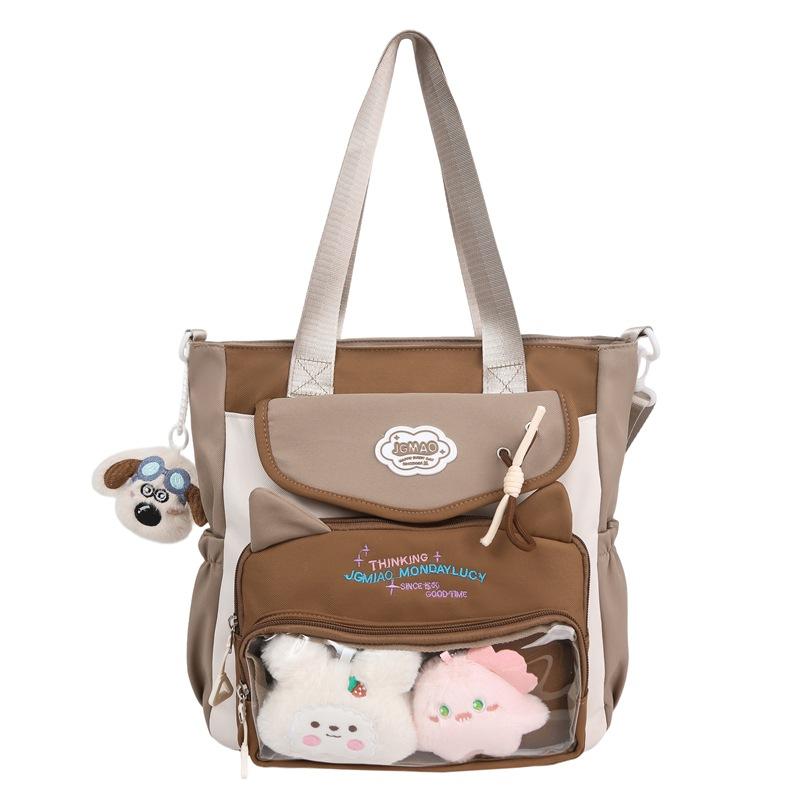 Schoolbag Wholesale Cute Cat Junior High School Large Capacity Schoolbag Female High Value Student Backpack College Style Girl Pain Bag