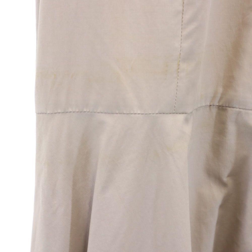 GIVENCHY Short sleeve Stand collar flare Knee-length dress 42 Beige Women Used