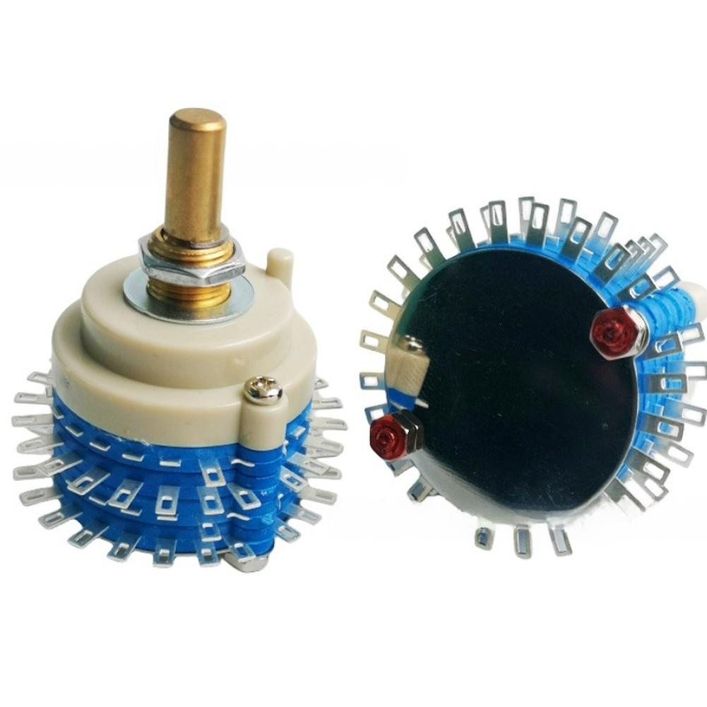 Rotary Switch 2x24 Positions with Sealed Enclosure and Double-Row Pin Terminals for Industrial Audio Applications