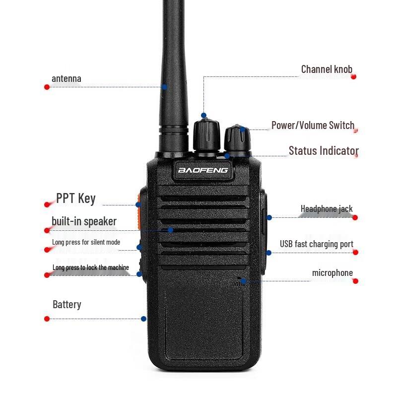 Baofeng M4 High Power Long Range Mini Walkie-Talkie (Dual Pack) (CN version)