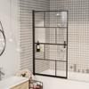 ESG Shower Cabin 80x140 Cm Black