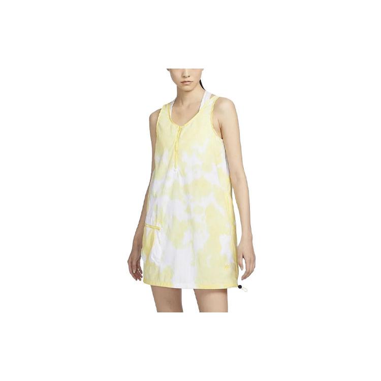 

Новые платья без рукавов Nike SPORTSWEAR TECH PACK женские лимонные DV8486-706 S