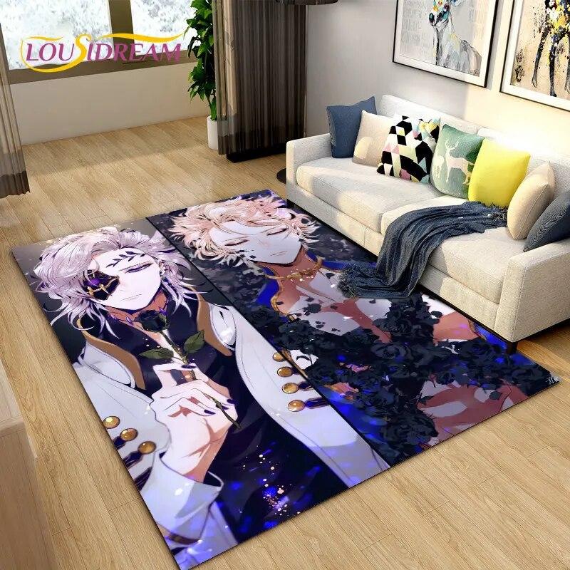 Record of Ragnarok, Cartoon Anime Area Rug,Carpet Rug for Living Room Bedroom Sofa Doormat Decoration,Kids Non-slip Floor Mat