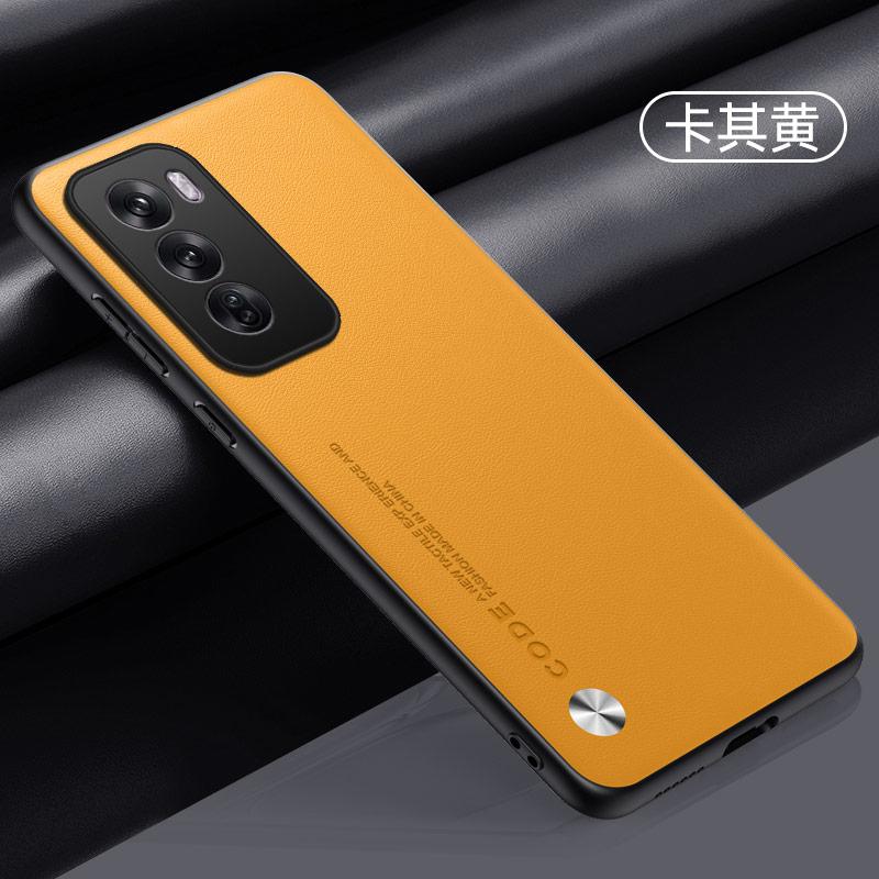For OPPO Reno 12 Pro Reno12 5G Silikontelefon i vanlig skinn for Reno 12pro Støtsikker kamerabeskyttelsesstøtfanger